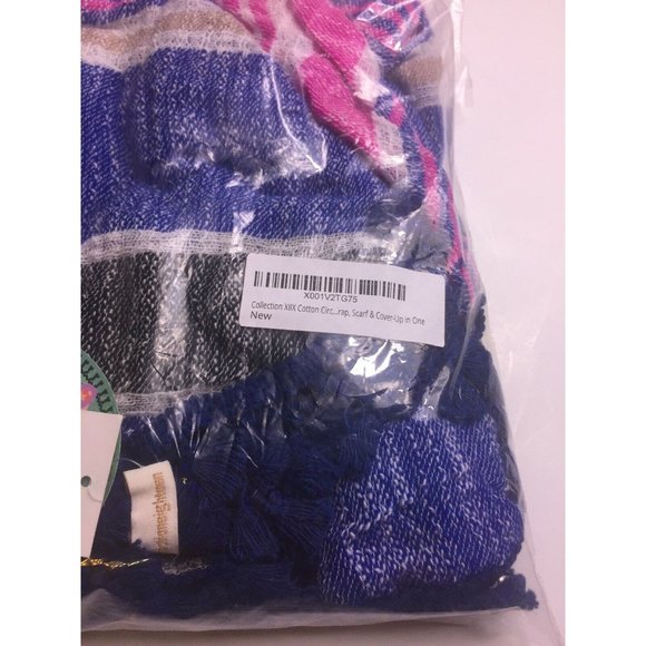 Collection XIIX Cotton Circle Wrap, Scarf, CoverUp - Picture 6 of 7